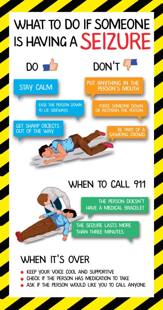 What to do if someone is having a seizure